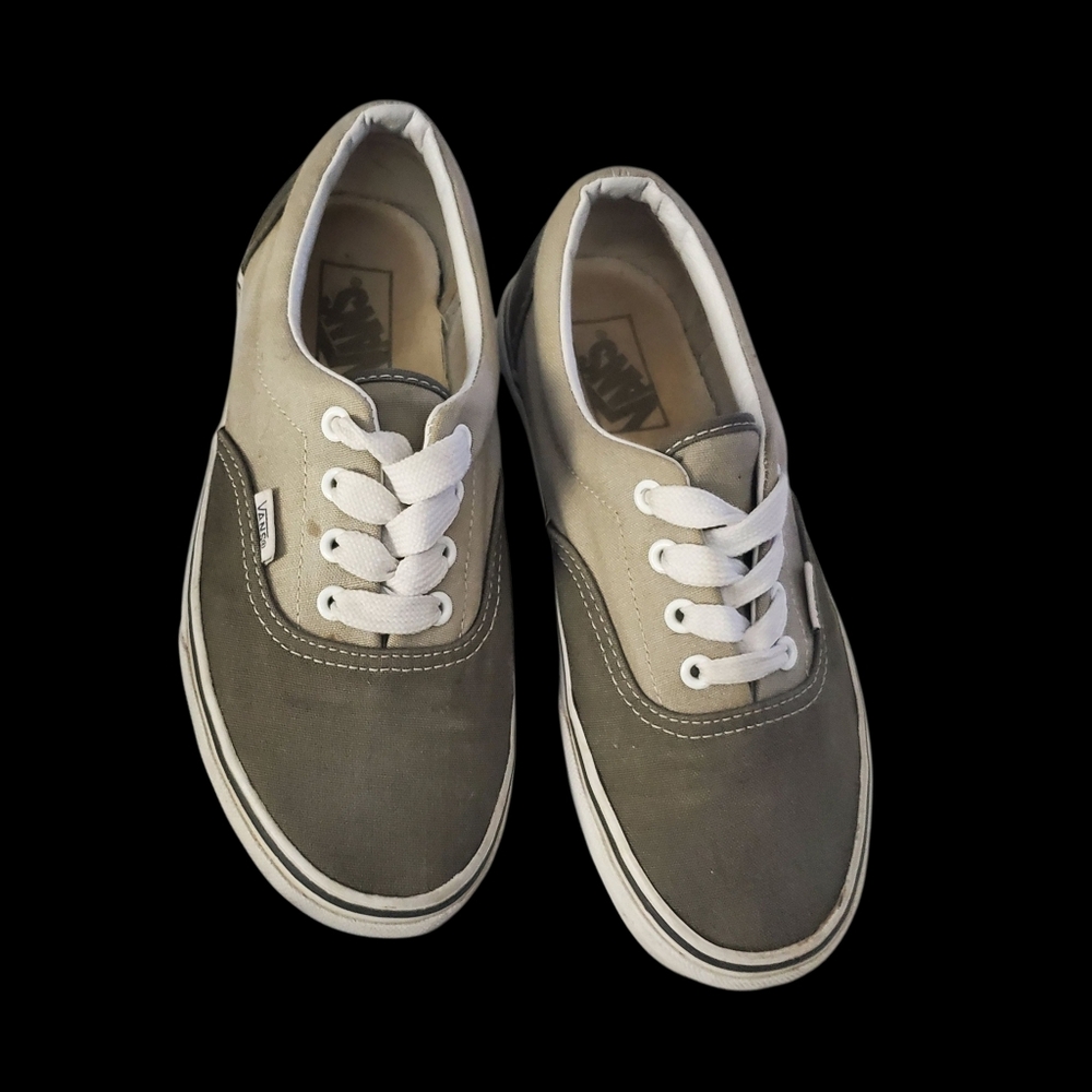 Vans Taupe Canvas Sneakers